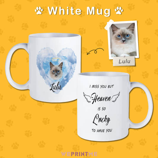 Custom Pet Face Love Clouds Mug-WePrintMe-1