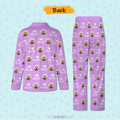 Custom Pet Face Love Parents Pajamas-WEPRINTME-7