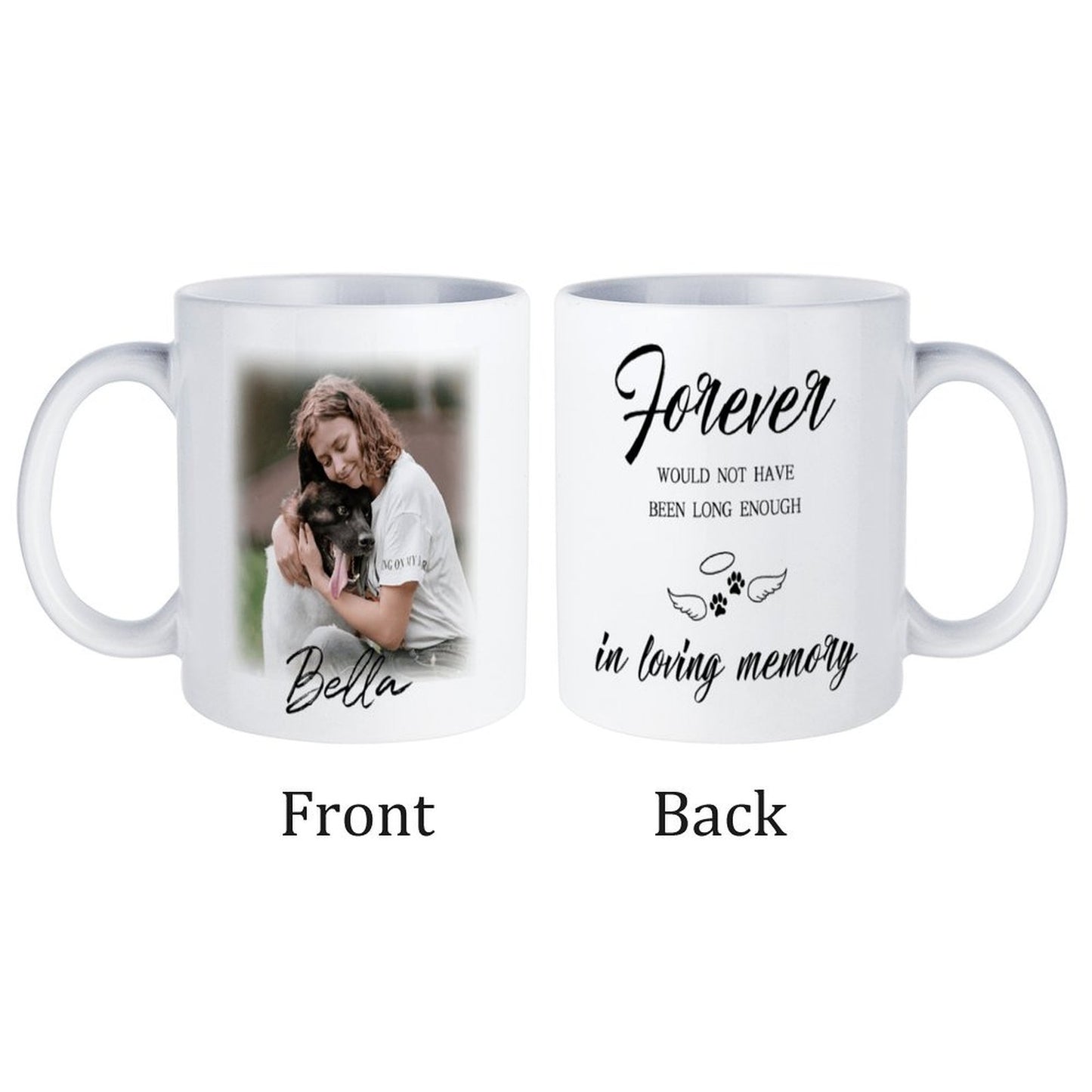 Custom Pet Face Loving Memory Mug-WEPRINTME-4