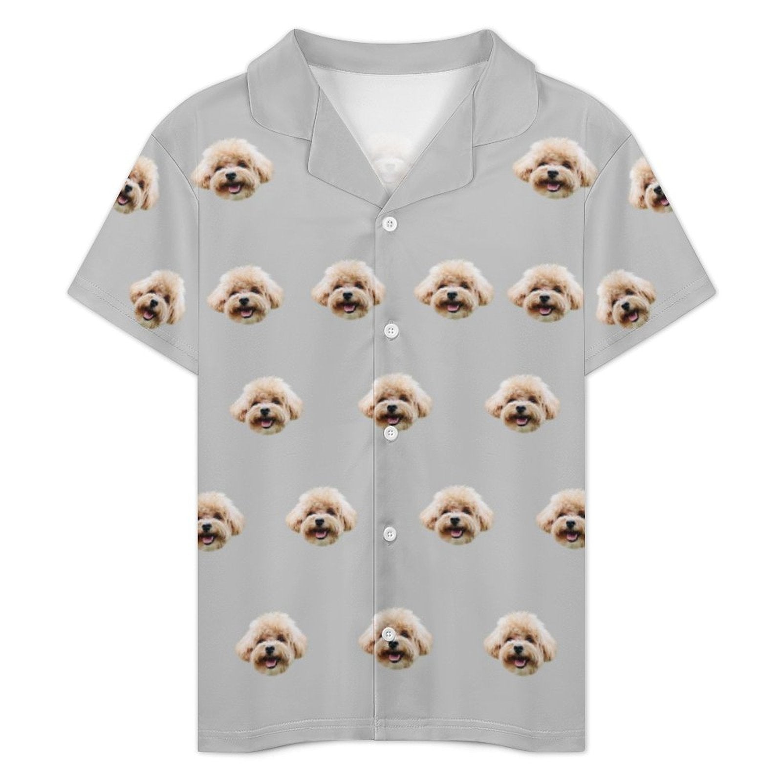 Custom Pet Face Pet and Paws Kids Short Pajama Set-WEPRINTME-11