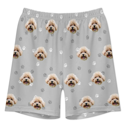 Custom Pet Face Pet and Paws Kids Short Pajama Set-WEPRINTME-6