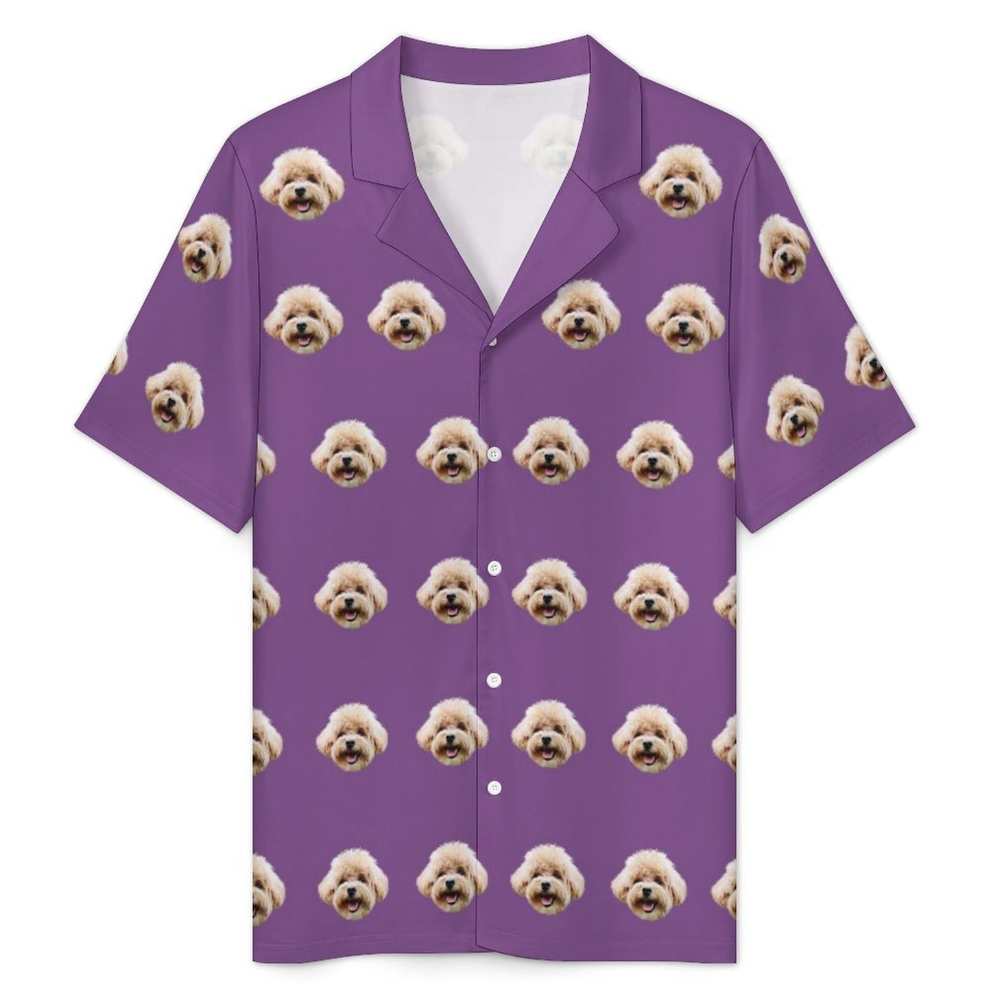Custom Pet Face Women's Short Pajama Set-WEPRINTME-5