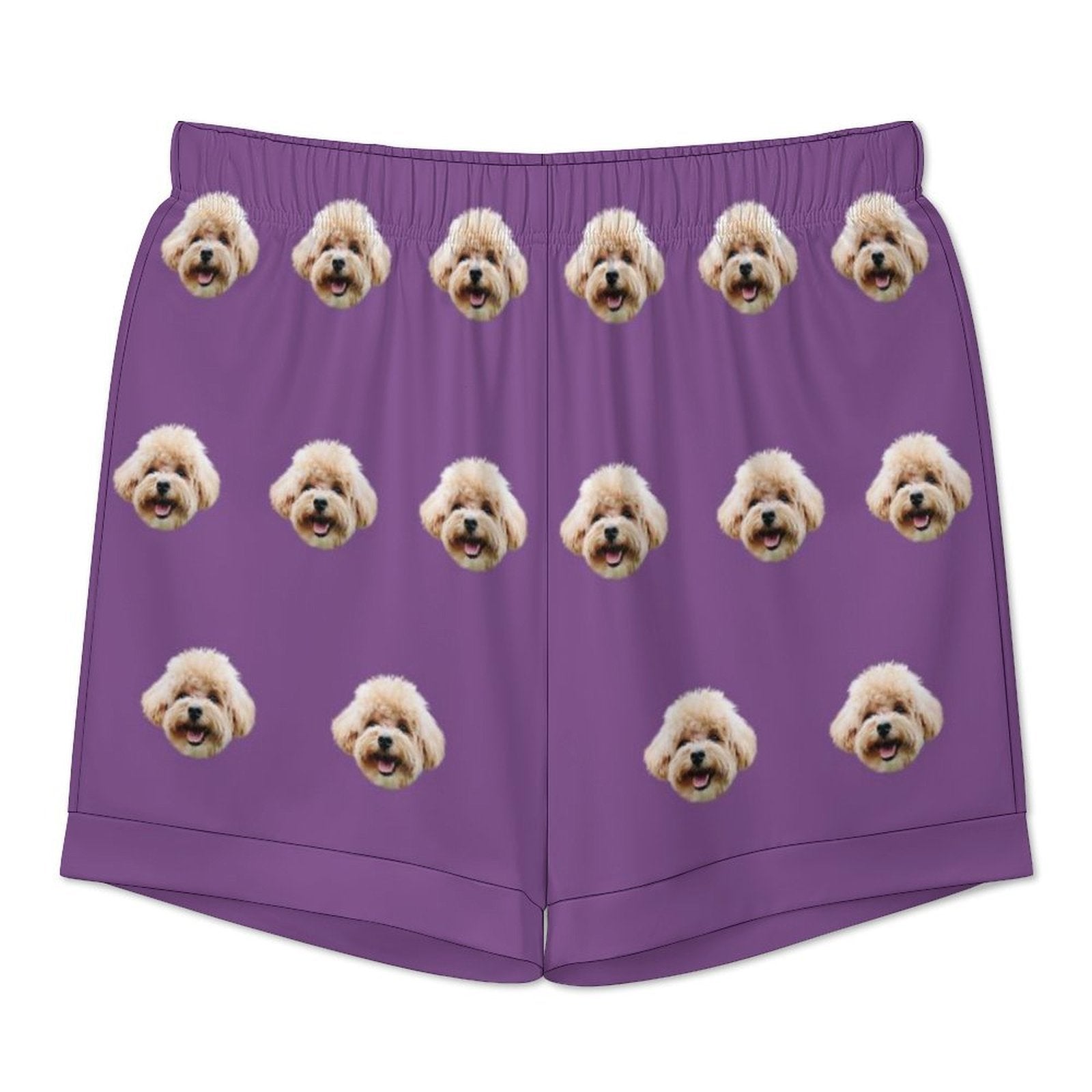 Custom Pet Face Women's Short Pajama Set-WEPRINTME-6