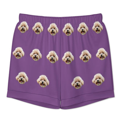 Custom Pet Face Women's Short Pajama Set-WEPRINTME-6