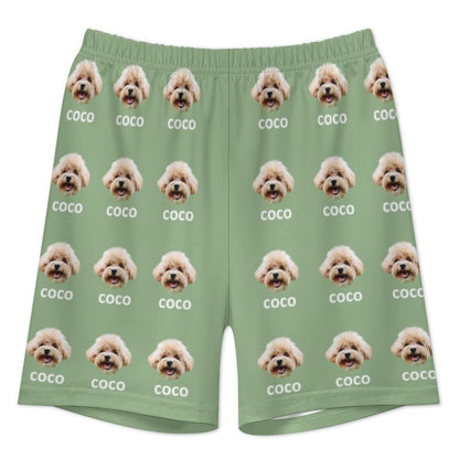 Custom Pet Face and Name Kids Short Pajama Set-WEPRINTME-6