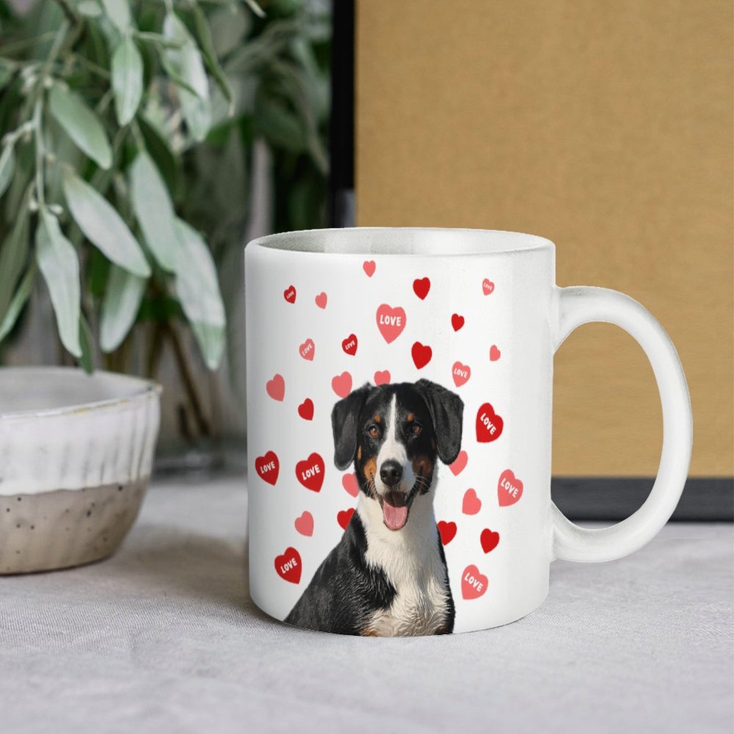 Custom Pet Heart Love Mug-WEPRINTME-3