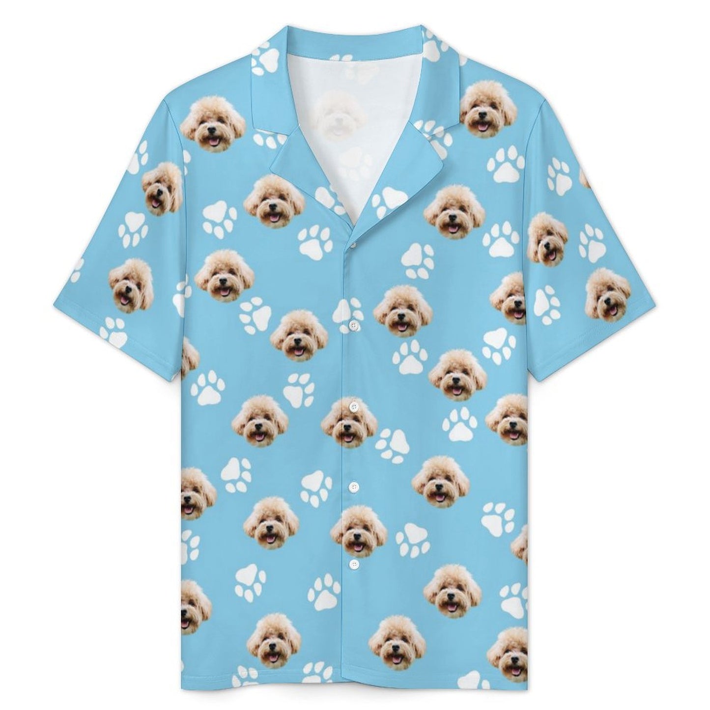Custom Pet Paws Women's Short Pajama Set-WEPRINTME-5