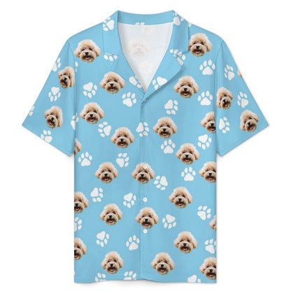 Custom Pet Paws Women's Short Pajama Set-WEPRINTME-5
