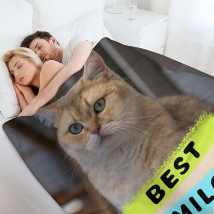 Custom Pet Photo Blanket Best Day Ever Birthday Blanket-WEPRINTME-4