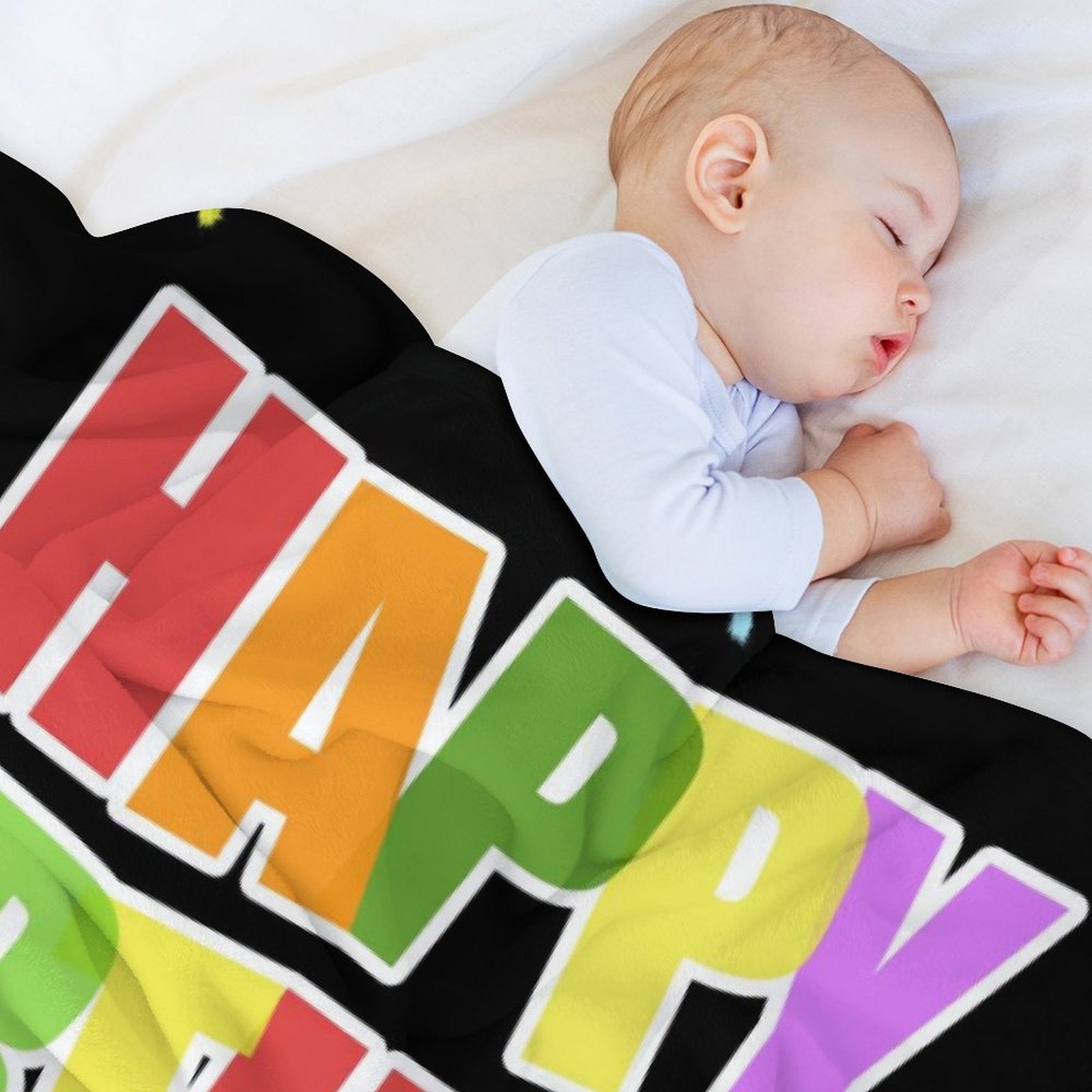 Custom Pet Photo Blanket Happy Birthday Blanket-WEPRINTME-12