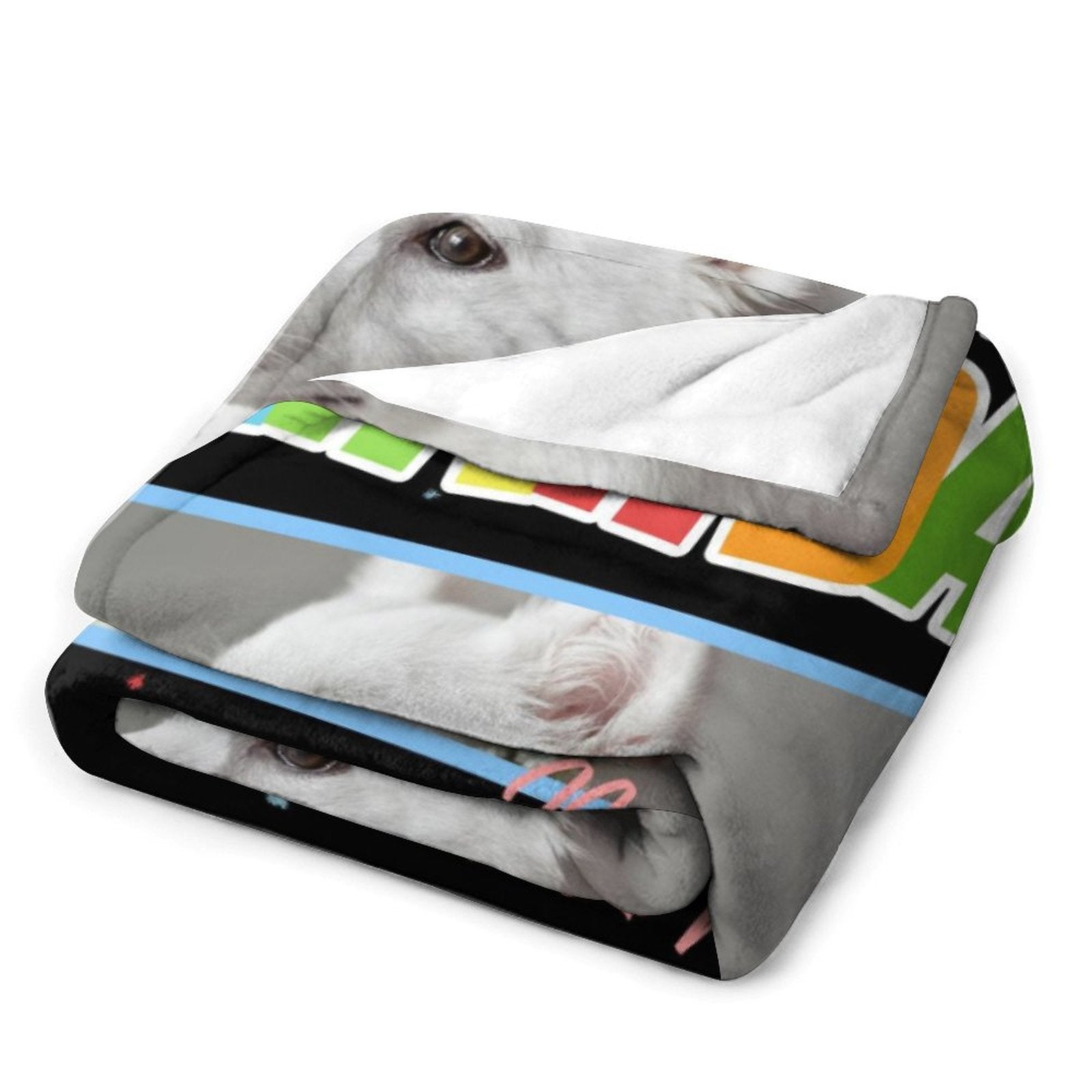 Custom Pet Photo Blanket Happy Birthday Blanket-WEPRINTME-15