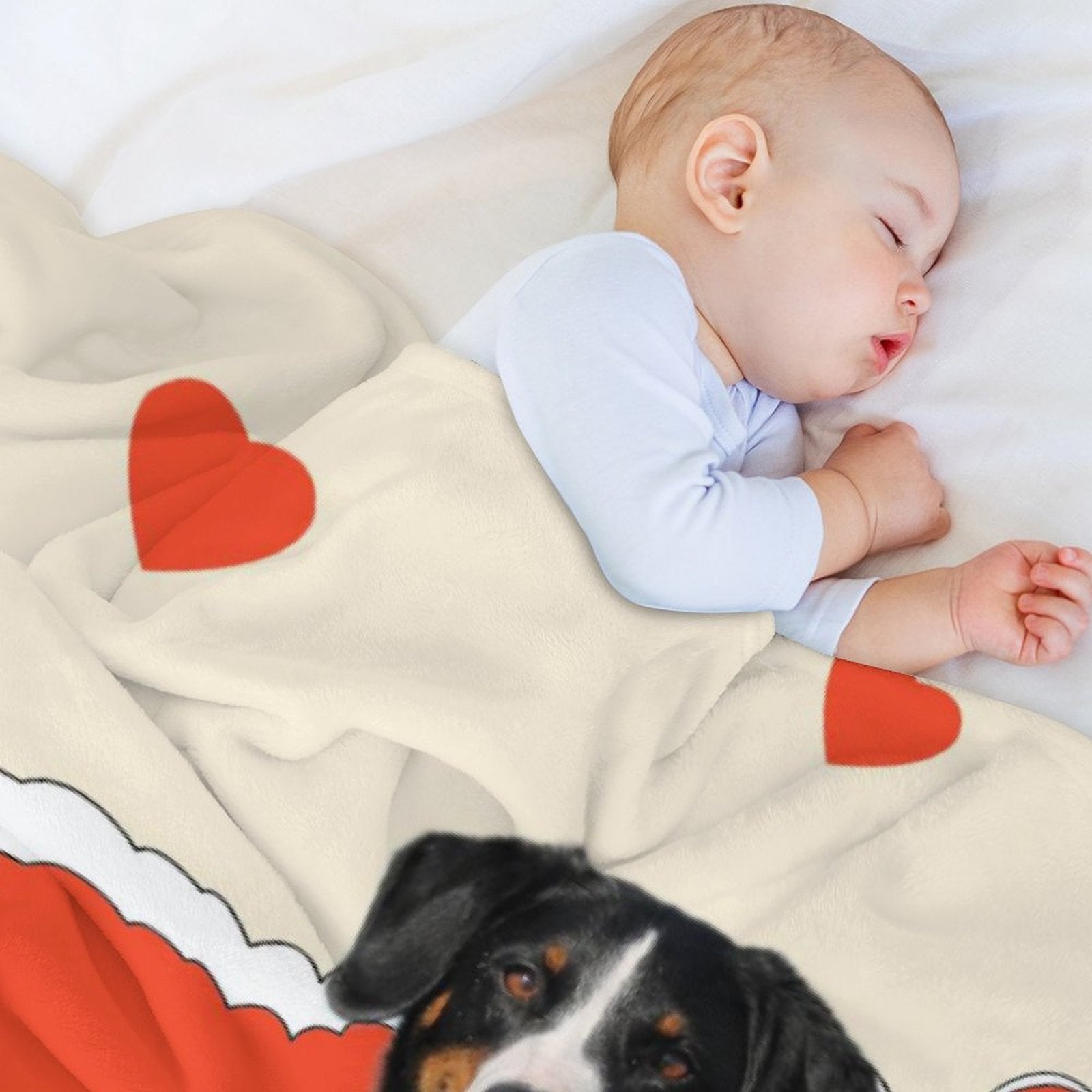 Custom Pet Photo Blanket I Ruff You Blanket-WEPRINTME-6