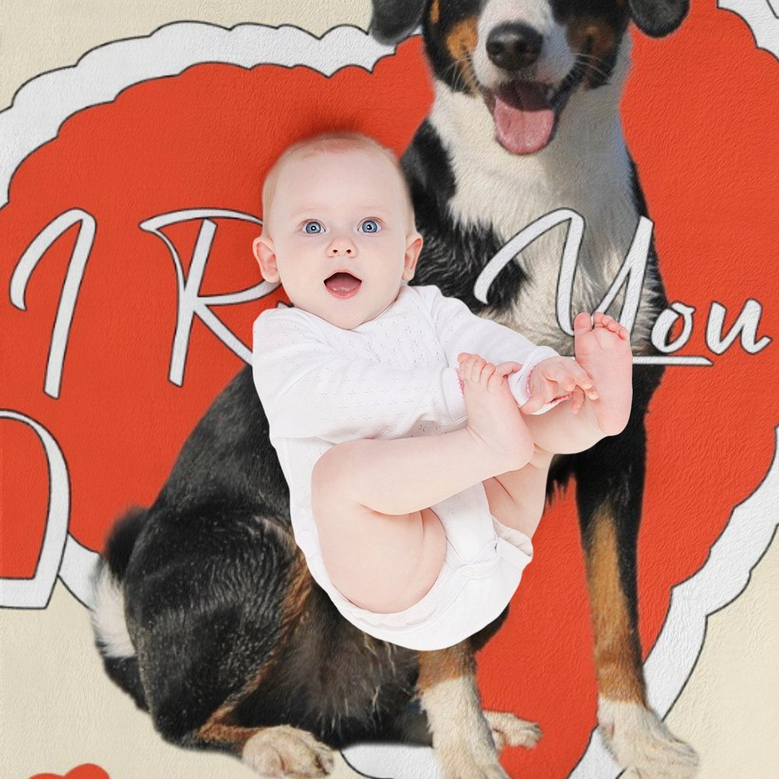 Custom Pet Photo Blanket I Ruff You Blanket-WEPRINTME-7