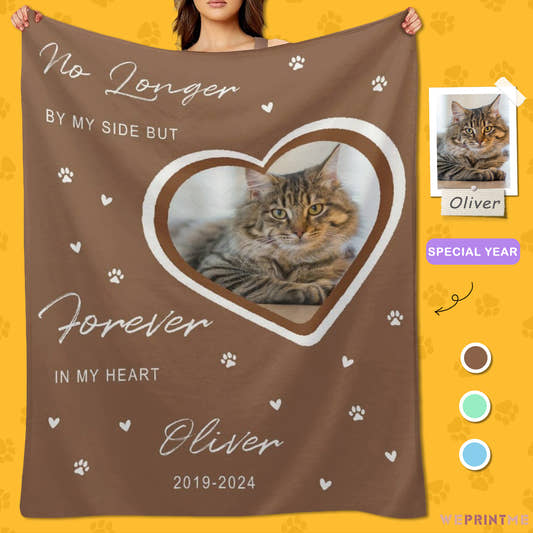 Custom Pet Photo Blanket No Longer Forever Blanket-WePrintMe-1