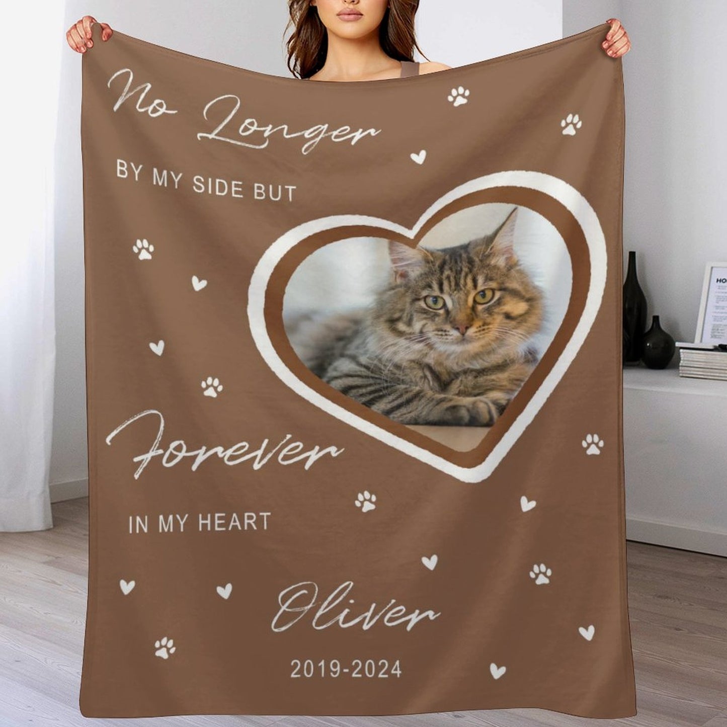 Custom Pet Photo Blanket No Longer Forever Blanket-WEPRINTME-2