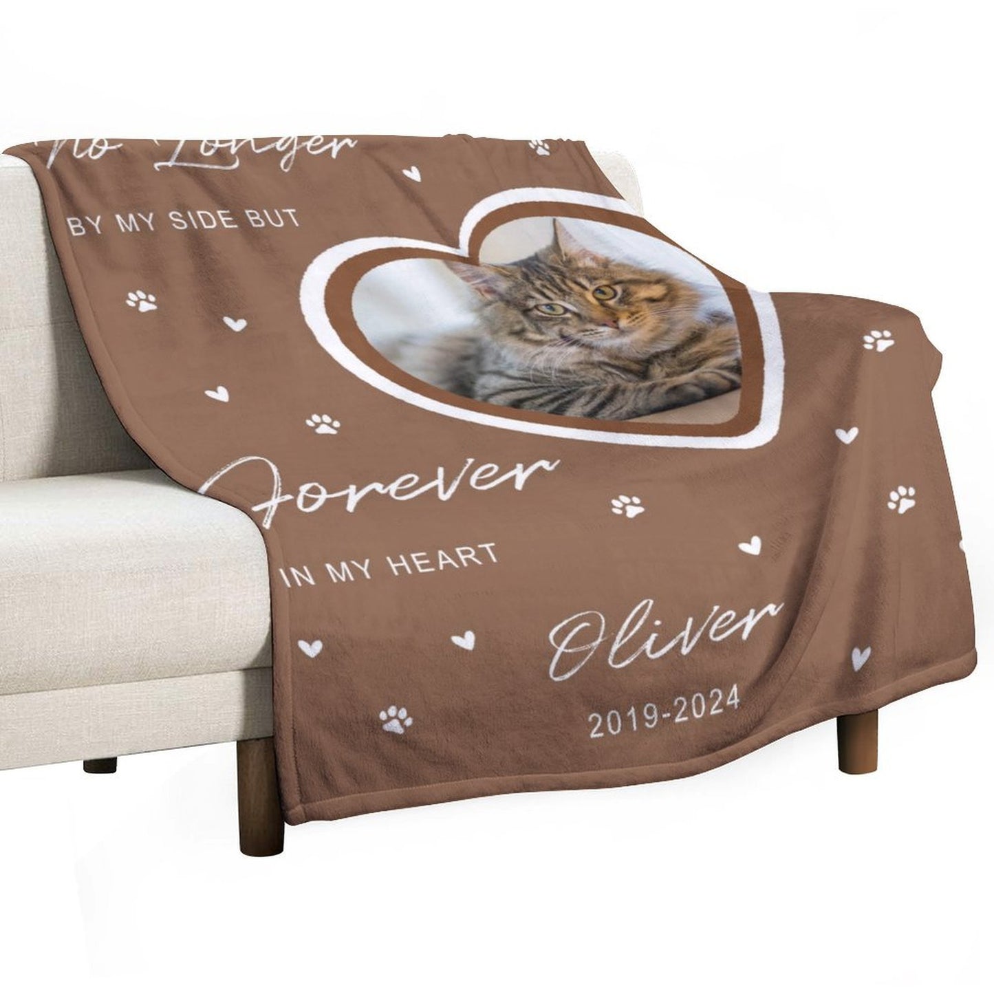 Custom Pet Photo Blanket No Longer Forever Blanket-WEPRINTME-4