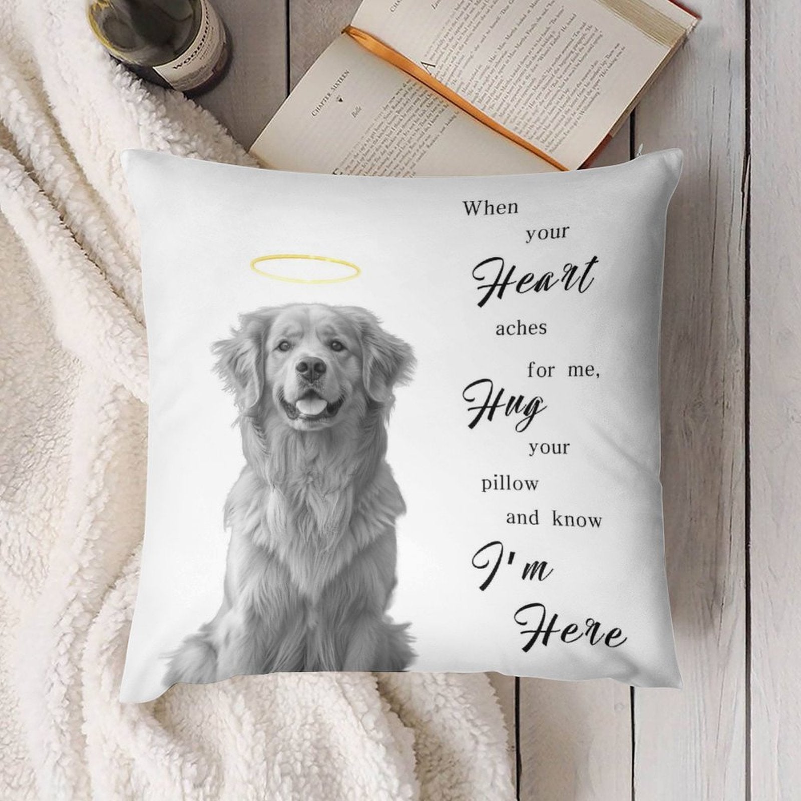 Custom Pet Photo Hug Pillow as Me Pillow Case-WEPRINTME-3