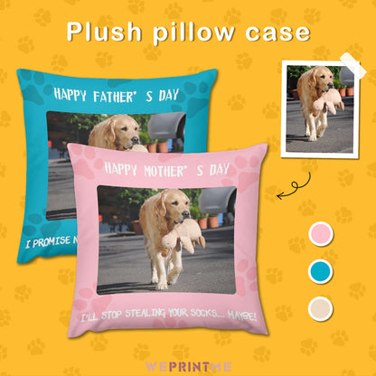 Custom Pet Photo for Dad and Mom Pillow Case-WEPRINTME-1