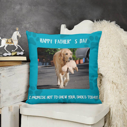 Custom Pet Photo for Dad and Mom Pillow Case-WEPRINTME-2