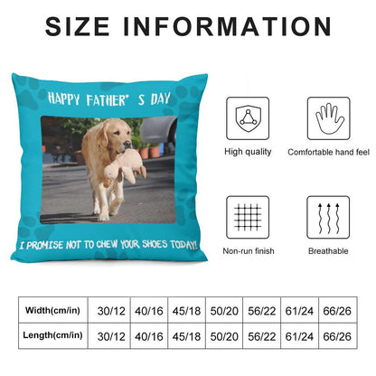 Custom Pet Photo for Dad and Mom Pillow Case-WEPRINTME-4