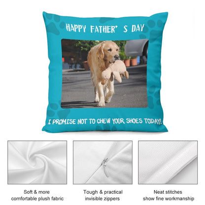 Custom Pet Photo for Dad and Mom Pillow Case-WEPRINTME-6