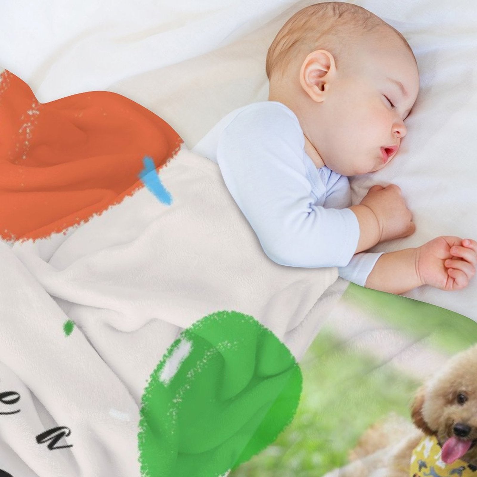 Custom Pet Photos Blanket Happy Birthday Blanket-WEPRINTME-6
