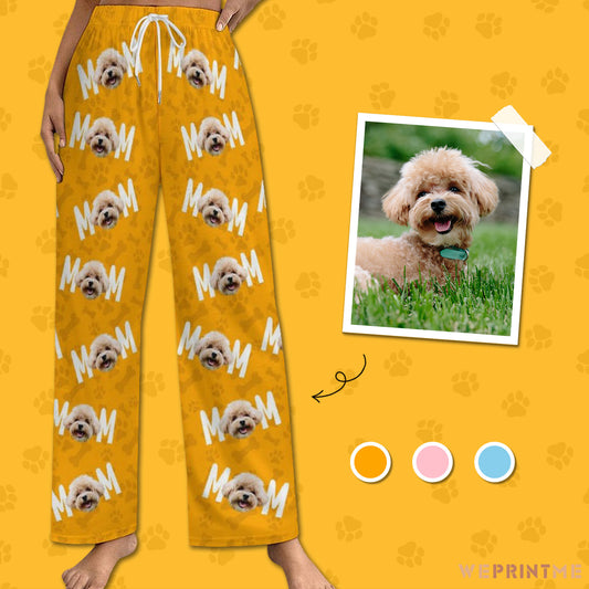 Personalized Pet Face Pants Mom&Dad Pants for Women-WEPRINTME-1