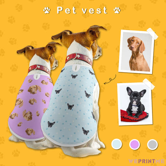 Custom Pet Face Pet Everywhere Vest-WePrintMe-1
