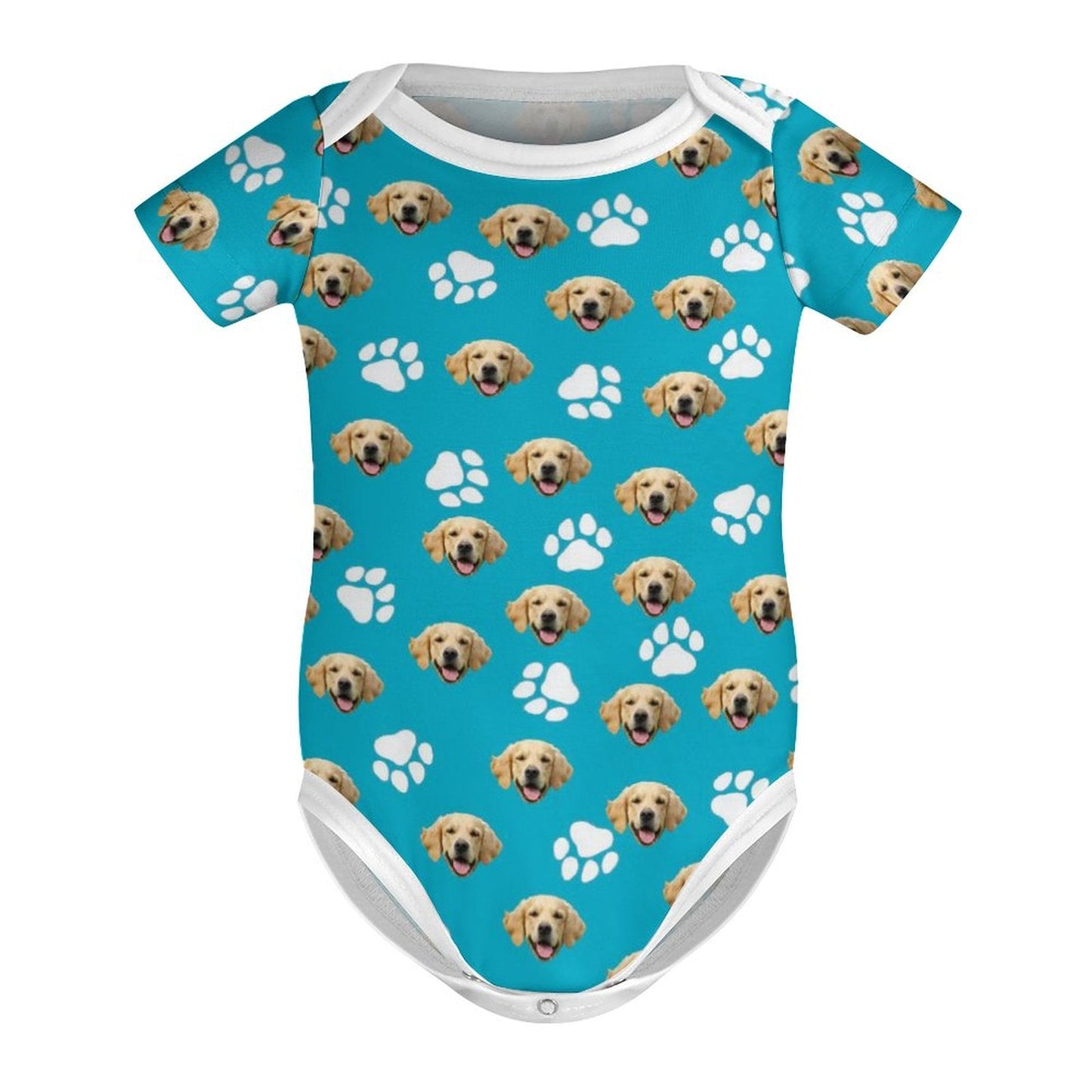 WEPRINTMEBaby SuitCustom Pet Face Baby Climbing Suit