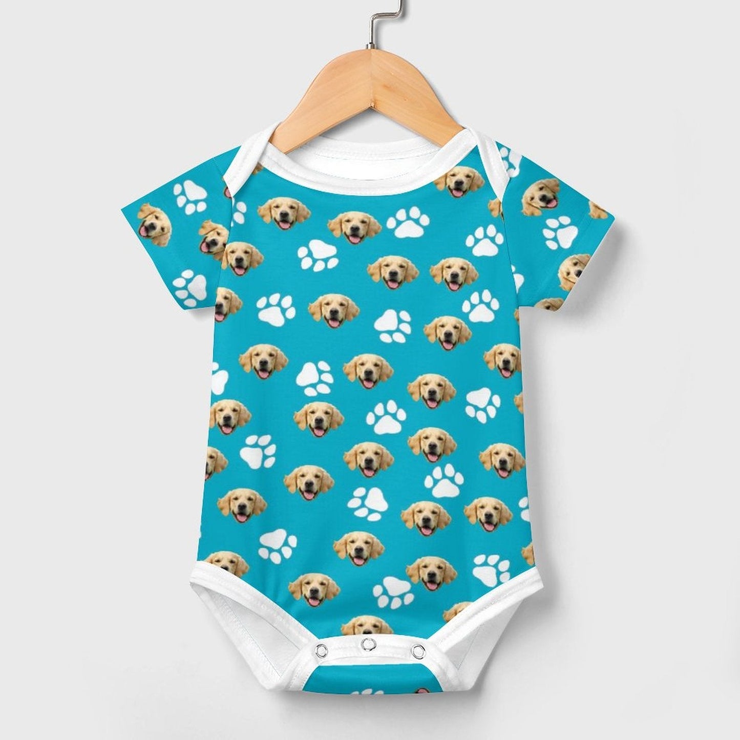 WEPRINTMEBaby SuitCustom Pet Face Baby Climbing Suit