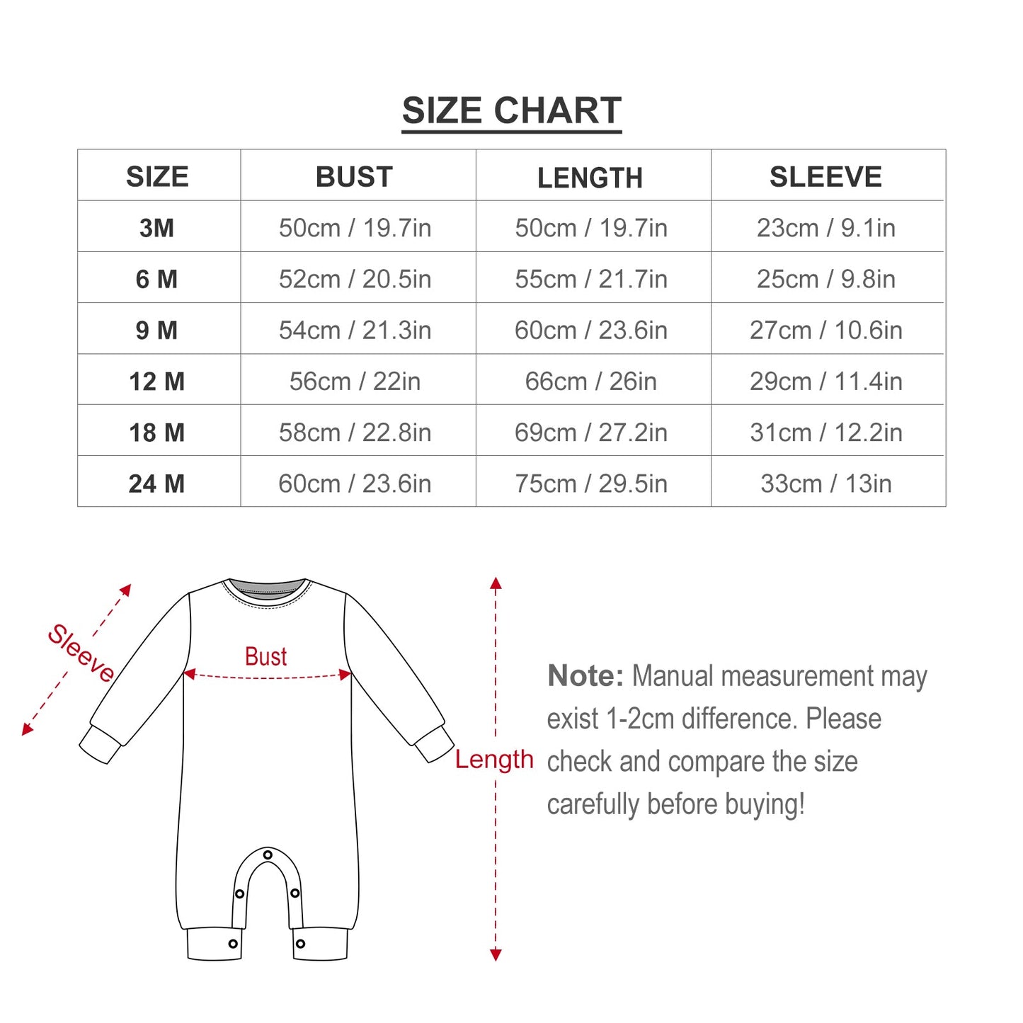 WEPRINTMEBaby SuitCustom Pet Face Baby Long Sleeve Romper
