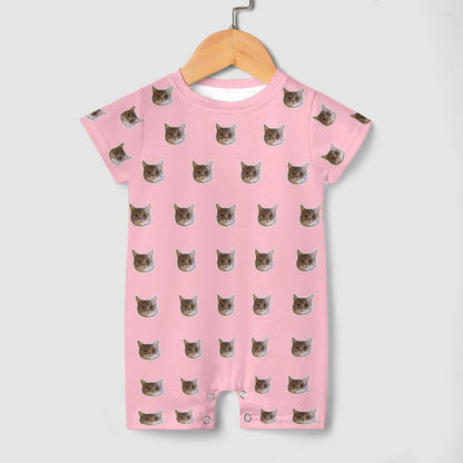 WEPRINTMEBaby SuitCustom Pet Face Lovely Baby Romper