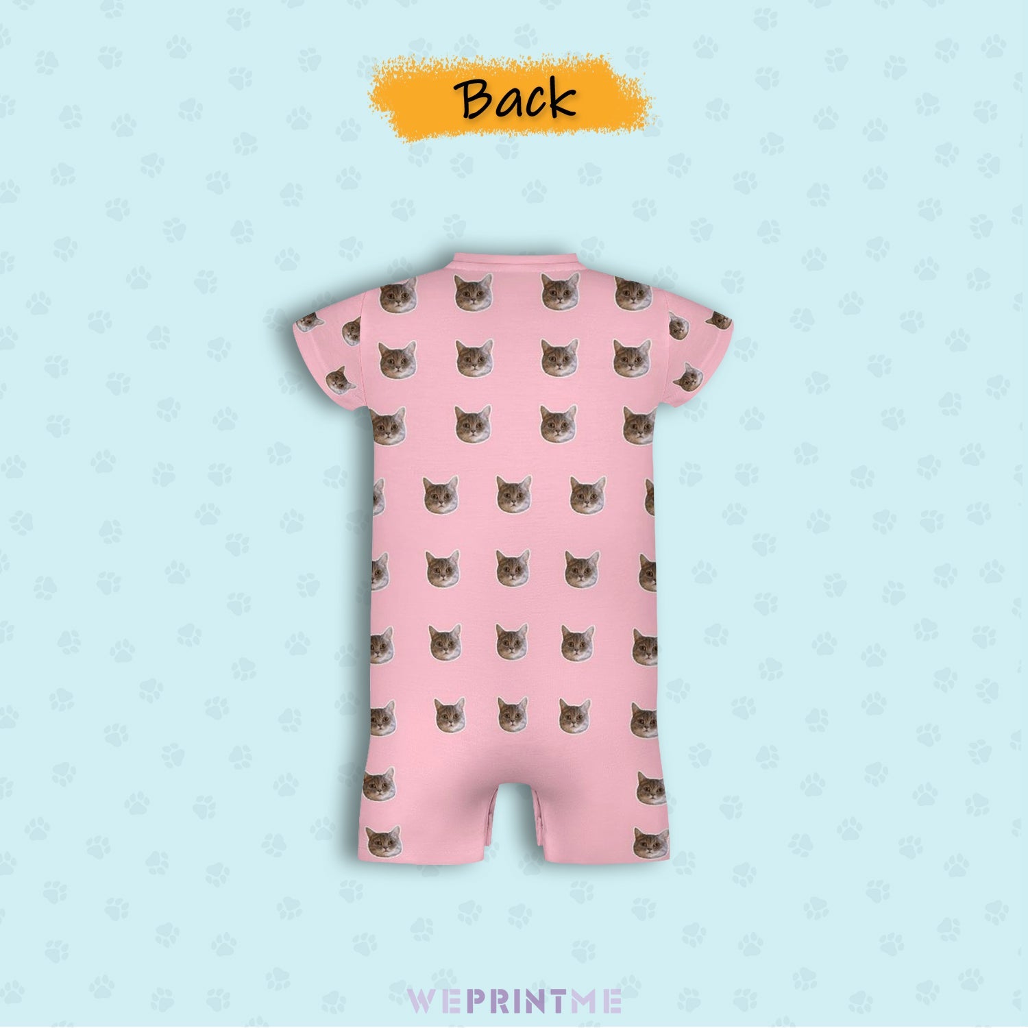 WEPRINTMEBaby SuitCustom Pet Face Lovely Baby Romper