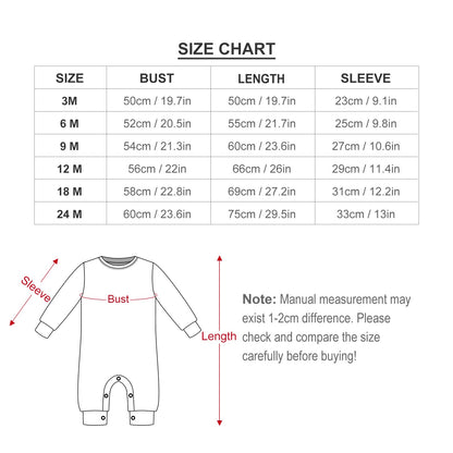 WEPRINTMEBaby SuitCustom Pet Face New Best Friend Long Sleeve Romper