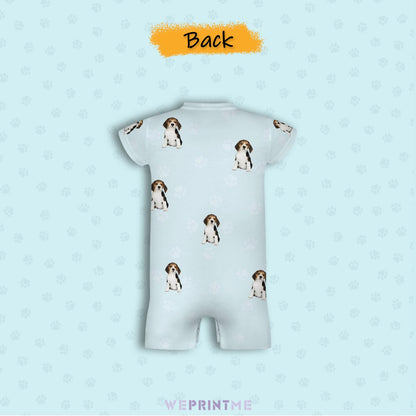 WEPRINTMEBaby SuitCustom Pet Face Pets and Paws Baby Romper