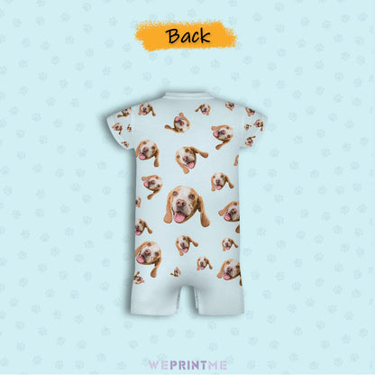 WEPRINTMEBaby SuitCustom Pet Face Pets Everywhere Baby Romper
