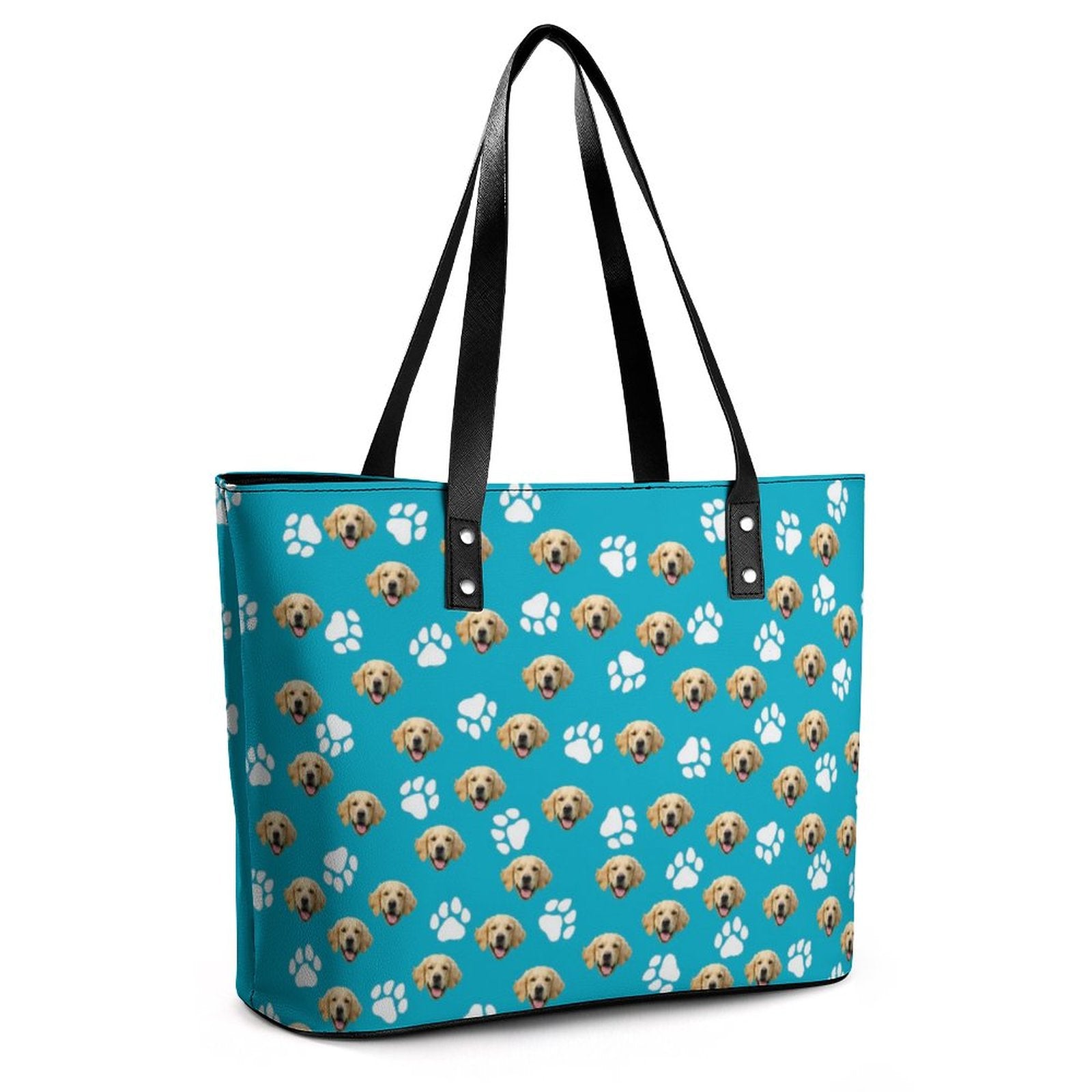 WEPRINTMEBagCustom Pet Face Leather Handbag
