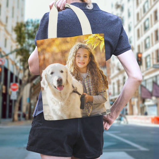 WePrintMeBagCustom Photo Canvas Tote Bag