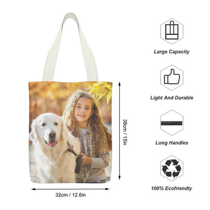 WEPRINTMEBagCustom Photo Canvas Tote Bag