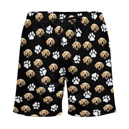 WEPRINTMEBeach ShortsCustom Pet Face Men's Beach Compression Liner Shorts