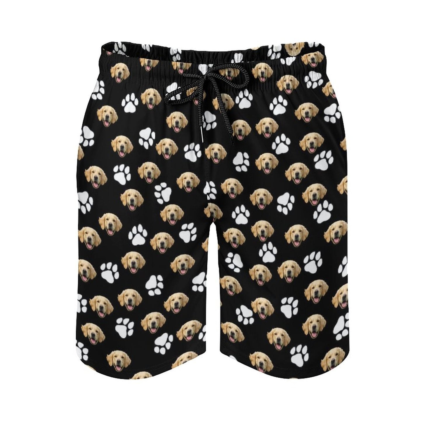 WEPRINTMEBeach ShortsCustom Pet Face Men's Beach Shorts