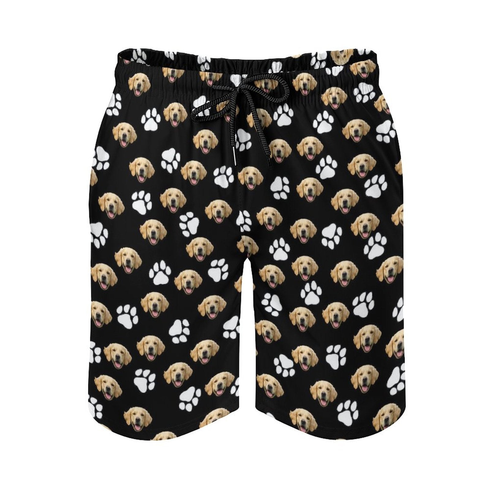 WEPRINTMEBeach ShortsCustom Pet Face Men's Beach Shorts
