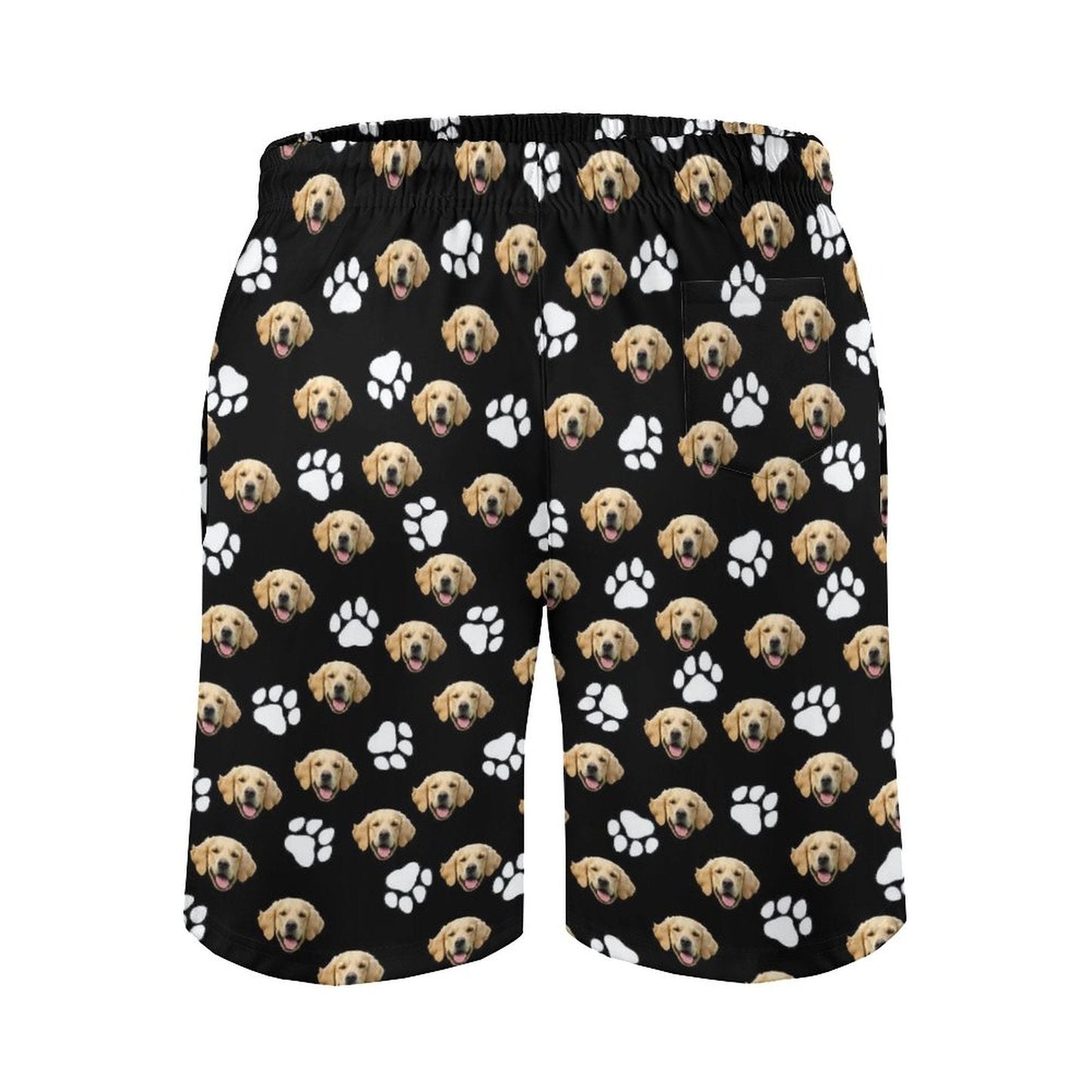 WEPRINTMEBeach ShortsCustom Pet Face Men's Beach Shorts