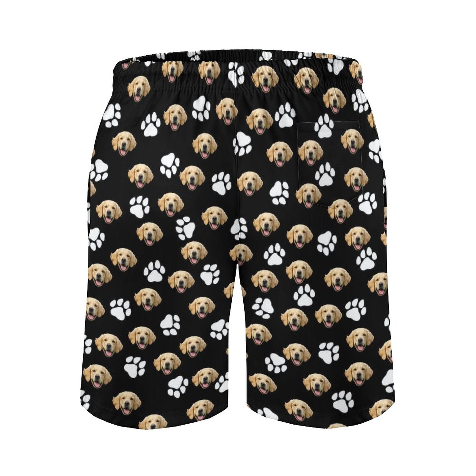 WEPRINTMEBeach ShortsCustom Pet Face Men's Beach Shorts