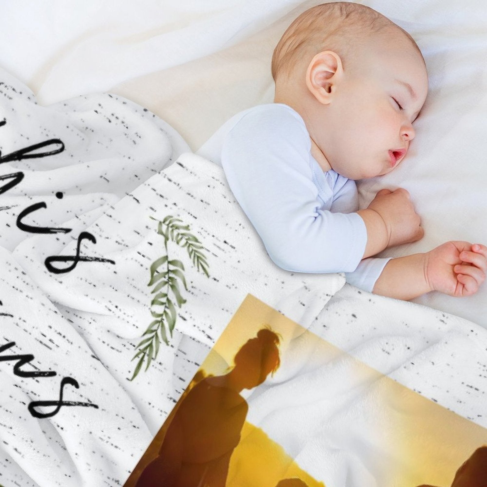 WePrintMeBlanketCustom Family Photos This is Us Fleece Blanket