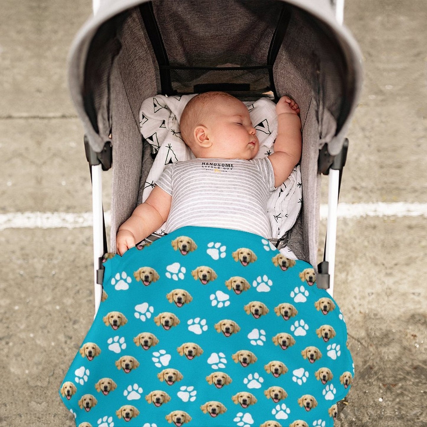 WEPRINTMEBlanketCustom Pet Face Baby's Blanket
