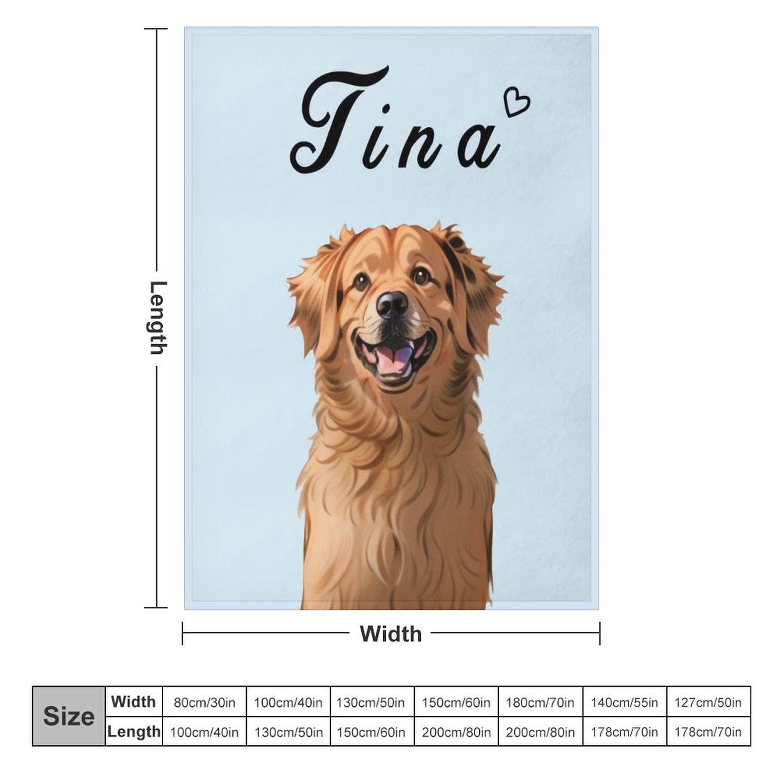 WEPRINTMEBlanketCustom Pet Face Comics Pet Fleece Blanket