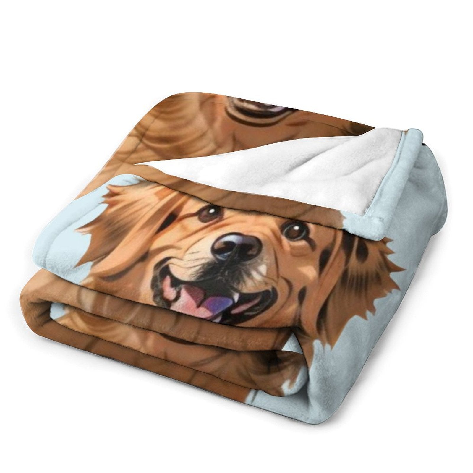 WEPRINTMEBlanketCustom Pet Face Comics Pet Fleece Blanket