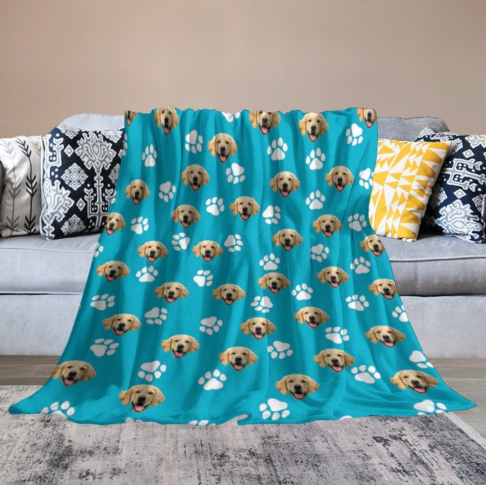 WEPRINTMEBlanketCustom Pet Face Fleece Blanket