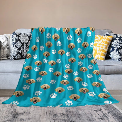 WEPRINTMEBlanketCustom Pet Face Fleece Blanket